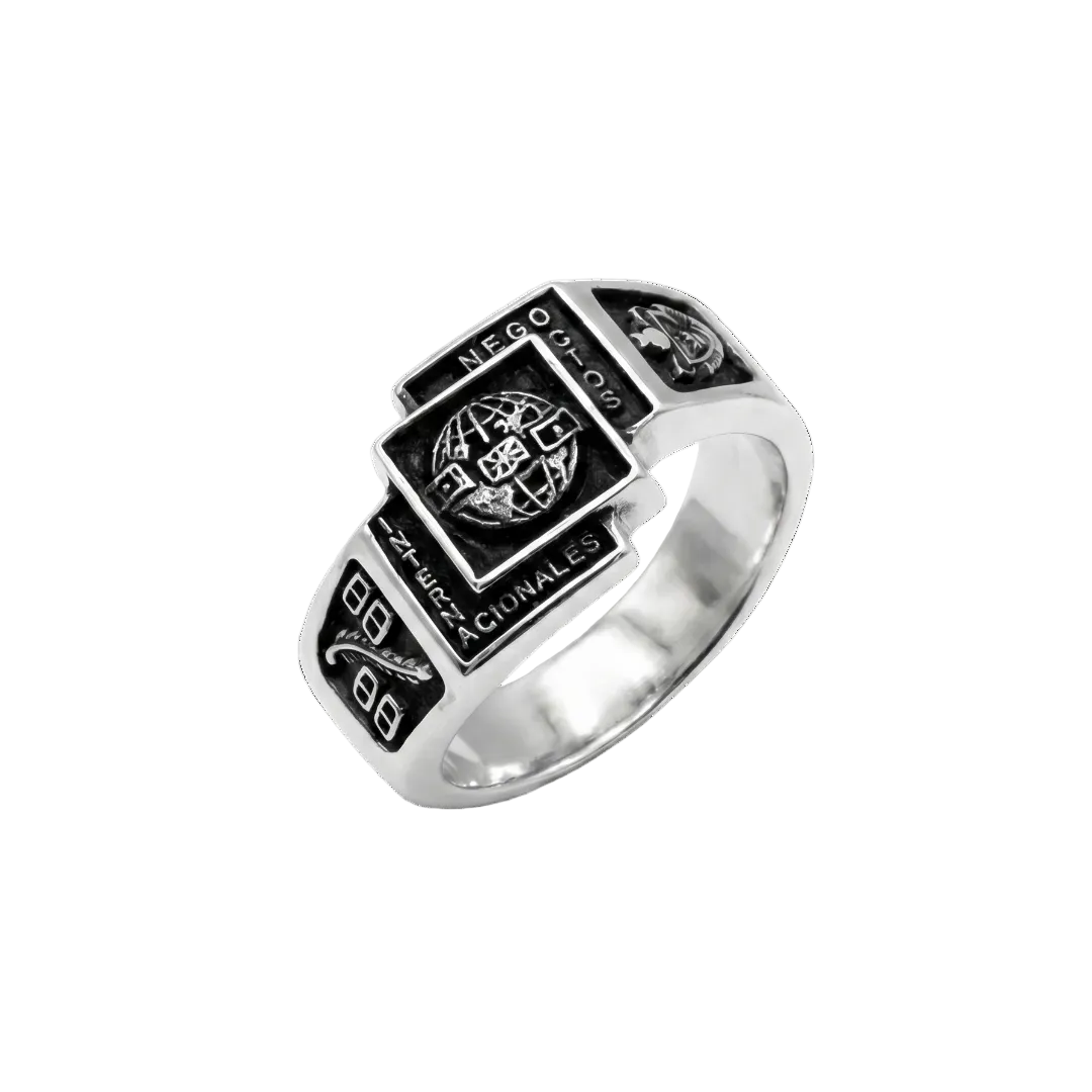 Anillo de Graduación Tres Niveles