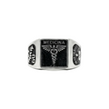 Anillo de Graduación Cuadrado Clásico